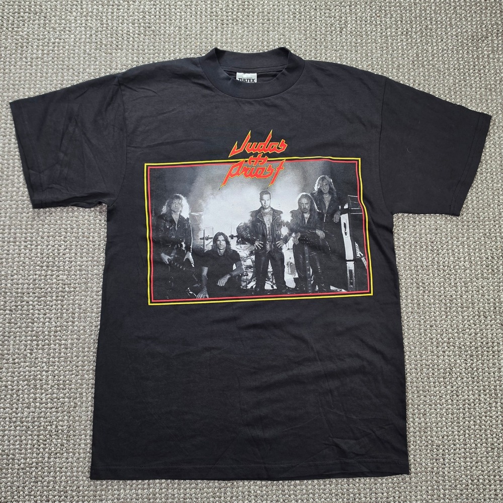 Vintage Judas Priest T Shirt Mens Large Jugulator World Tour 1998 Black Tultex